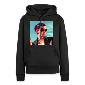 GTA5 Look - Nena - Women’s Premium Organic Hoodie - black - Front - Julia (174cm)