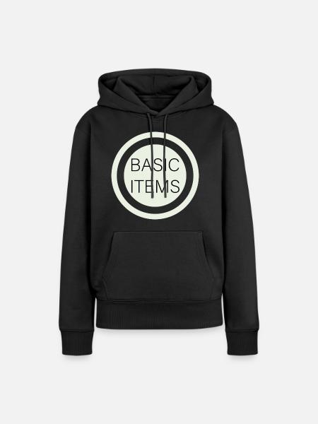 Grundlegende Elemente - Frauen Premium Bio Hoodie - Schwarz