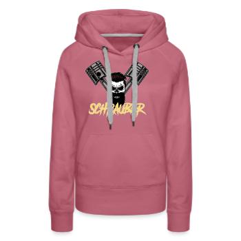 schrauber - Frauen Premium Bio Hoodie - Malve - Vorne - Isabella (175cm)