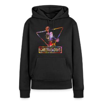 Cheerleading - Frauen Premium Bio Hoodie - Schwarz - Vorne - Julia (174cm)