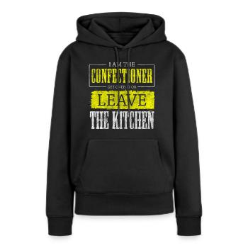 Konditorei Cupcake Gebäck Süßigkeiten - Frauen Premium Bio Hoodie - Schwarz - Vorne - Julia (174cm)