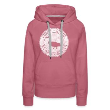 Ducklings Bird Beak Nature - Women’s Premium Organic Hoodie - mauve - Front - Isabella (175cm)