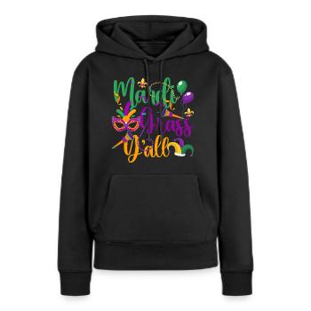 Tradition de célébration du défilé du parti - Sweat à capuche Premium bio Femme - noir - Devant - Julia (174cm)