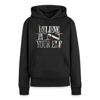 birthday present idea christmas present - Women’s Premium Organic Hoodie - black - Front - Julia (174cm)
