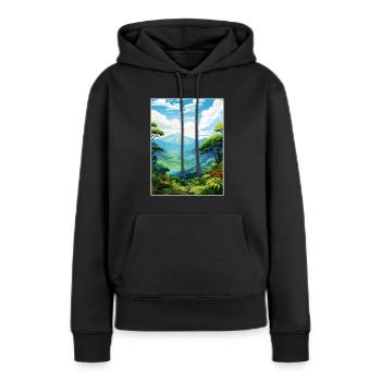 Montverde Nebelwald Reservat Costa Rica Souvenir - Frauen Premium Bio Hoodie - Schwarz - Vorne - Julia (174cm)