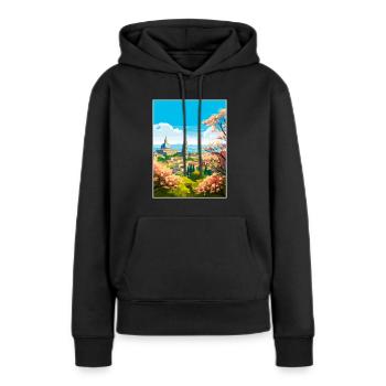 Guadalajara Dekoration Vintage Reiseposter WPA - Frauen Premium Bio Hoodie - Schwarz - Vorne - Julia (174cm)