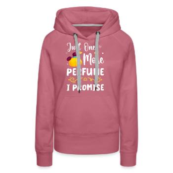 Parfum Fragrance Fragrance Spray Collector - Sweat à capuche Premium bio Femme - mauve - Devant - Isabella (175cm)