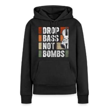 Musiker Musikschule Musikverein - Frauen Premium Bio Hoodie - Schwarz - Vorne - Julia (174cm)
