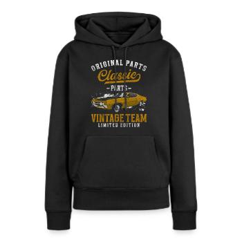 Car Care Lover Legend - Women’s Premium Organic Hoodie - black - Front - Julia (174cm)