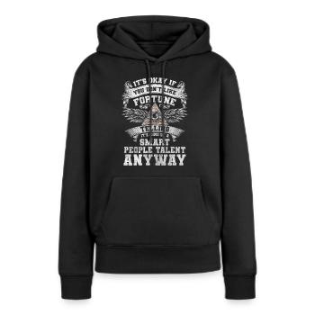 Wahrsager Horoskop Spirituell Schicksal - Frauen Premium Bio Hoodie - Schwarz - Vorne - Julia (174cm)