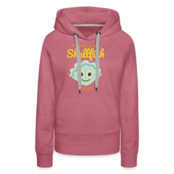 Jakobsmuscheln Sammler Strandräuber Schalentiere - Frauen Premium Bio Hoodie - Malve - Vorne - Isabella (175cm)