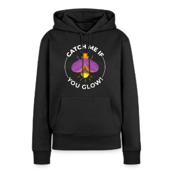 Lucioles Firefly Lightning Bug Insect Collector - Sweat à capuche Premium bio Femme - noir - Devant - Julia (174cm)