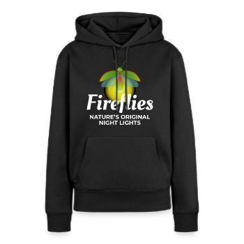 Lucioles Firefly Lightning Bug Insect Collector - Sweat à capuche Premium bio Femme - noir - Devant - Julia (174cm)