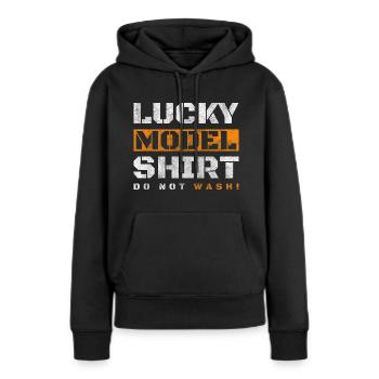 Modellbau Fernsteuerung Vater Reise - Frauen Premium Bio Hoodie - Schwarz - Vorne - Julia (174cm)
