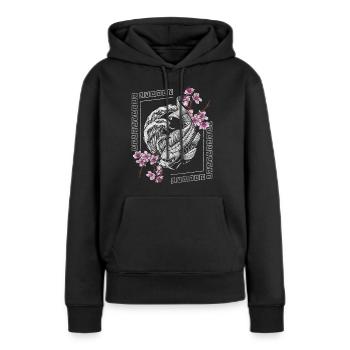 Asien Mythologie Ehrenkodex - Frauen Premium Bio Hoodie - Schwarz - Vorne - Julia (174cm)