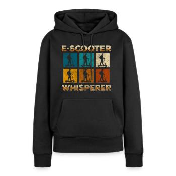 Rollerfahrer Zukunft Umwelt Speed - Frauen Premium Bio Hoodie - Schwarz - Vorne - Julia (174cm)