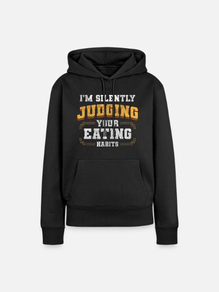 Ernährung Helfer Abnehmen Koch - Frauen Premium Bio Hoodie - Schwarz