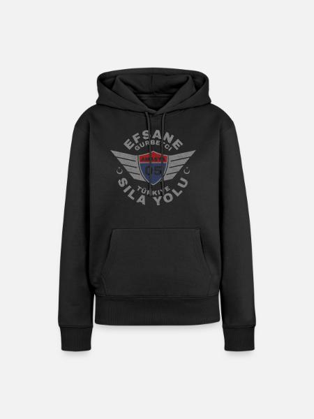 Amasya - Frauen Premium Bio Hoodie - Schwarz