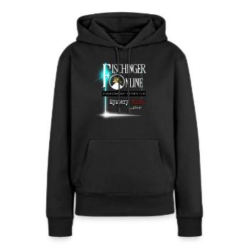 Fischinger Online en grand avec Mystery Files | abrégé - Sweat à capuche Premium bio Femme - noir - Devant - Julia (174cm)