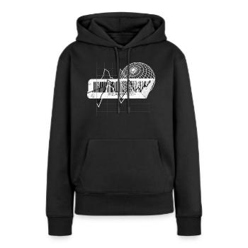 Welt Handel Kaufen Verkaufen Geschenk - Frauen Premium Bio Hoodie - Schwarz - Vorne - Julia (174cm)
