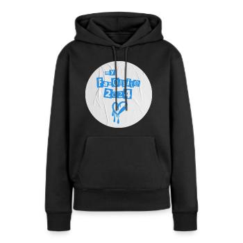 Mein Favorit 2024 - Frauen Premium Bio Hoodie - Schwarz - Vorne - Julia (174cm)