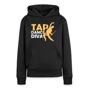 Tap Dance Diva Tap Dancing Tap Dancer - Frauen Premium Bio Hoodie - Schwarz - Vorne - Julia (174cm)