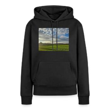 Zauberhafter Horizont - Frauen Premium Bio Hoodie - Schwarz - Vorne - Julia (174cm)