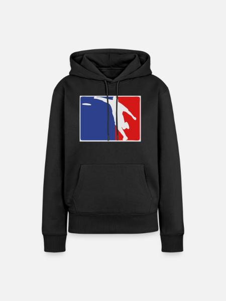 discgolf - Frauen Premium Bio Hoodie - Schwarz