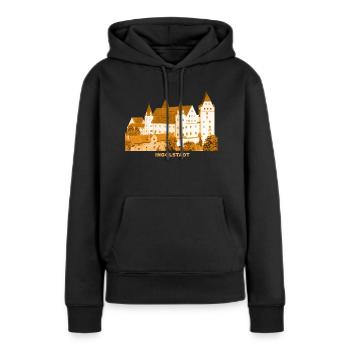 Château d’Ingolstadt Haute-Bavière Musée de l’armée du Danube - Sweat à capuche Premium bio Femme - noir - Devant - Julia (174cm)