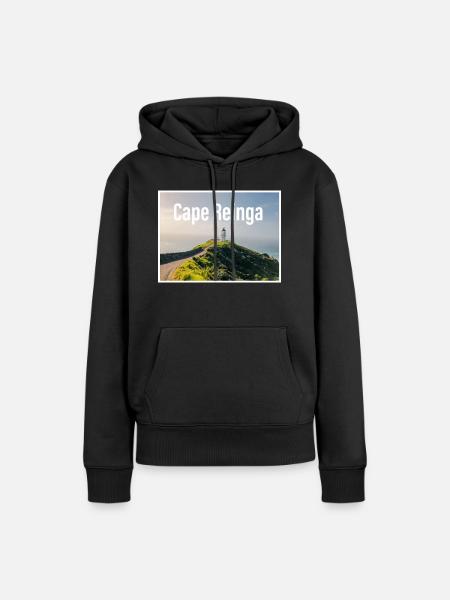 Neuseeland - Frauen Premium Bio Hoodie - Schwarz