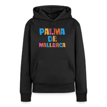 Palma de Majorque - Îles Baléares - Espagne - Espagne - Sweat à capuche Premium bio Femme - noir - Devant - Julia (174cm)
