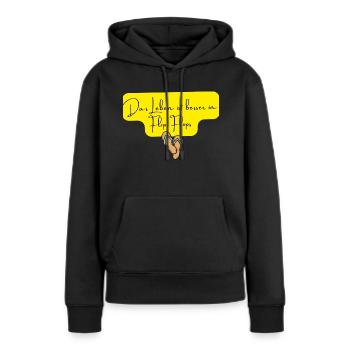 Flip Flop - Frauen Premium Bio Hoodie - Schwarz - Vorne - Julia (174cm)