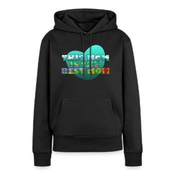 Diese Mutter ist die beste Mutter - Frauen Premium Bio Hoodie - Schwarz - Vorne - Julia (174cm)