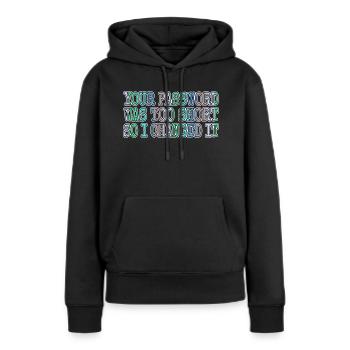 fun birthday present gift idea present - Women’s Premium Organic Hoodie - black - Front - Julia (174cm)