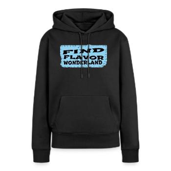 Déclaration de curiosité de cadeau d’anniversaire révolutionnaire - Sweat à capuche Premium bio Femme - noir - Devant - Julia (174cm)
