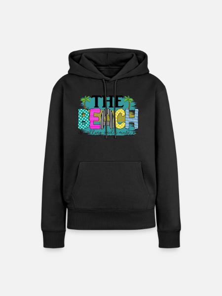 Bech - Frauen Premium Bio Hoodie - Schwarz