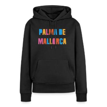 Palma de Majorque - Îles Baléares - Espagne - Espagne - Sweat à capuche Premium bio Femme - noir - Devant - Julia (174cm)