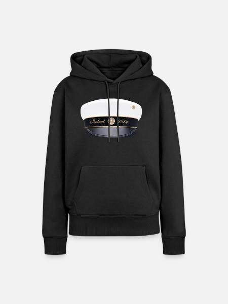 Abschlussfeier 2024 Abiturfeier - Frauen Premium Bio Hoodie - Schwarz
