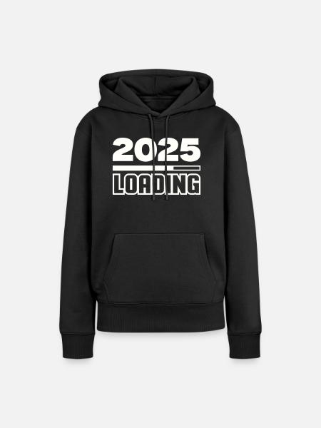 loading 2025 - Frauen Premium Bio Hoodie - Schwarz