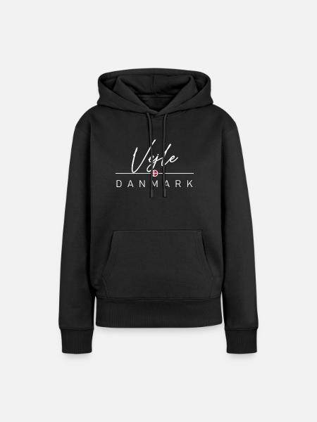 Dänemark - Vejle - Danmark - Denmark - Frauen Premium Bio Hoodie - Schwarz