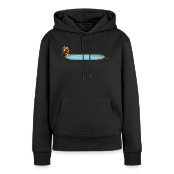 Safari Zoo Animal Safari Zoo - Frauen Premium Bio Hoodie - Schwarz - Vorne - Julia (174cm)