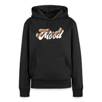 Stimmungs-Vinatge - Frauen Premium Bio Hoodie - Schwarz - Vorne - Julia (174cm)