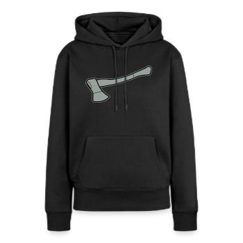 axe - Women’s Premium Organic Hoodie - black - Front - Julia (174cm)