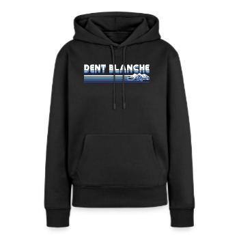Dent Blanche – The silent queen of the Alps - Women’s Premium Organic Hoodie - black - Front - Julia (174cm)