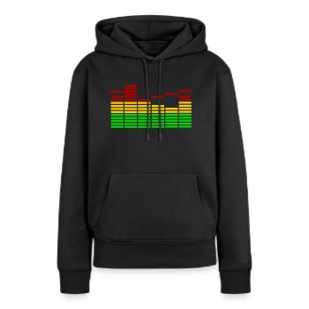 Equalizer - Musique - Sweat à capuche Premium bio Femme - noir - Devant - Julia (174cm)