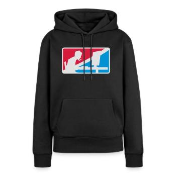 progamer | eSports - Sweat à capuche Premium bio Femme - noir - Devant - Julia (174cm)