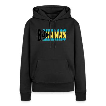 Bahamas - Sweat à capuche Premium bio Femme - noir - Devant - Julia (174cm)