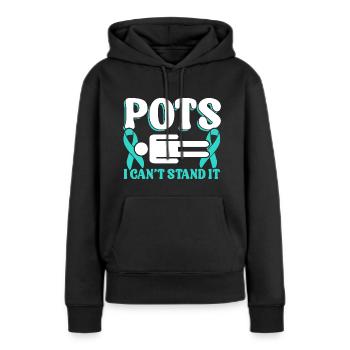 Dysautonomie Bewusstsein Chronische Krankheit - Frauen Premium Bio Hoodie - Schwarz - Vorne - Julia (174cm)