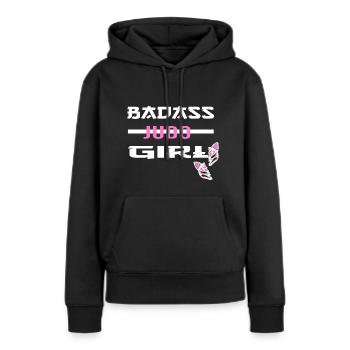 judo hajime black belt judoka judogirl - Women’s Premium Organic Hoodie - black - Front - Julia (174cm)