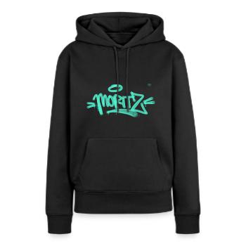 Moritz Graffiti T Shirt - Women’s Premium Organic Hoodie - black - Front - Julia (174cm)
